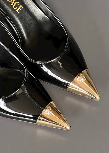 Altın Uçlu Modern Klasik Stiletto - Görsel 3