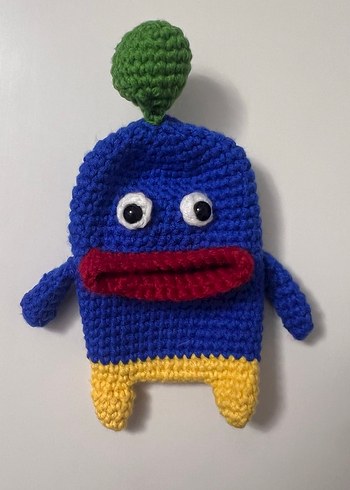 Renkli Örgü Kadın Anahtarlık - Görsel 2