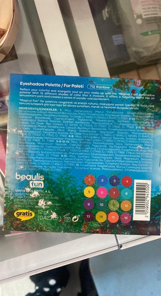 Beaulis Fun Renkli Göz Farı Paleti - Görsel 2