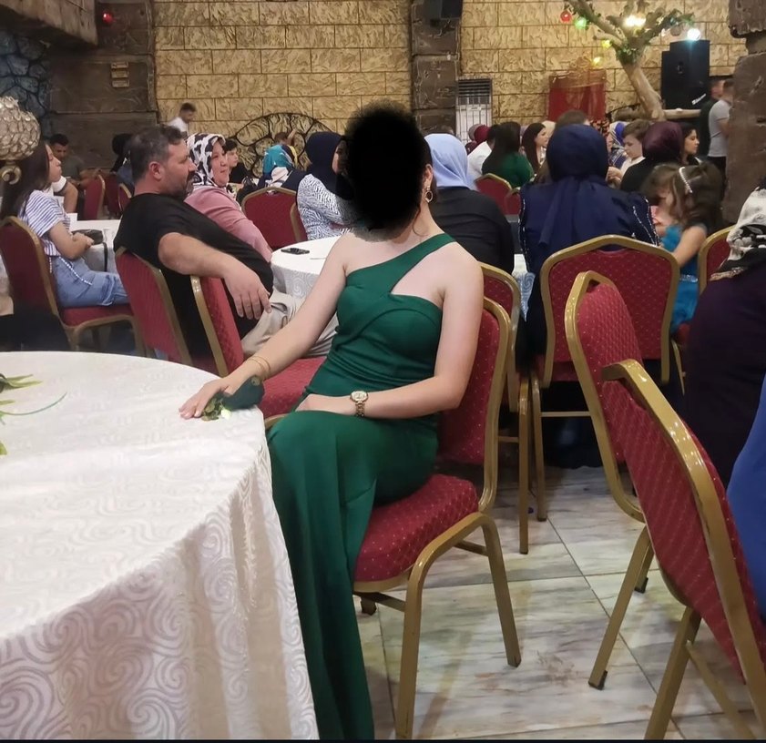 Askılı Drapeli Uzun Kadın Abiye - Görsel 3