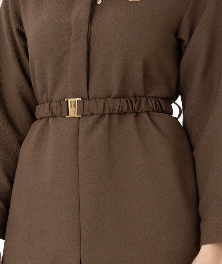 Us.Polo kahverengi elbise - Görsel 5