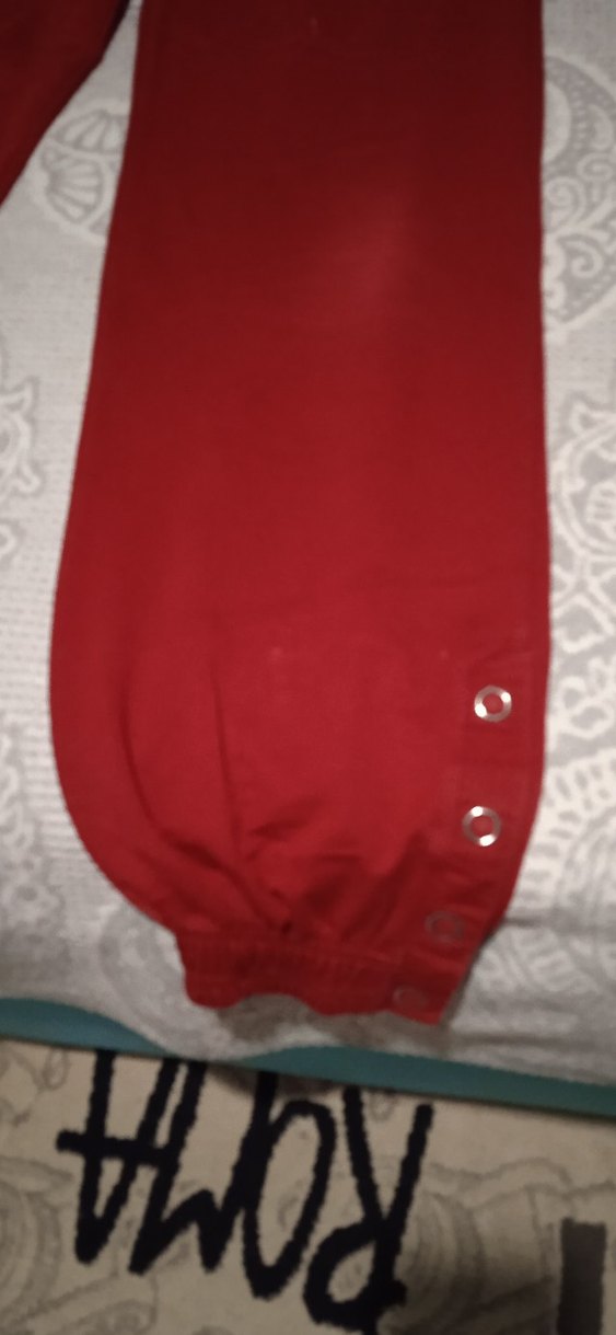 Kırmızı Salaş Kadın Spor Eşofman Altı - Görsel 2