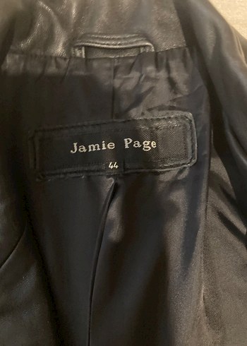 Kadın Siyah Deri Uzun Ceket - Görsel 3