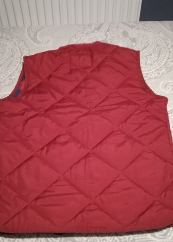 Bordo Düğmeli Kadın Yelek - Görsel 2