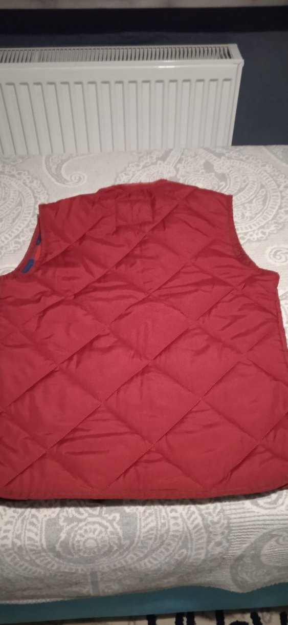 Bordo Düğmeli Kadın Yelek - Görsel 2