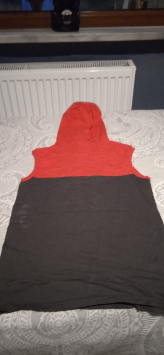 Kapüşonlu Kırmızı Erkek Çocuk t-shirt - Görsel 2