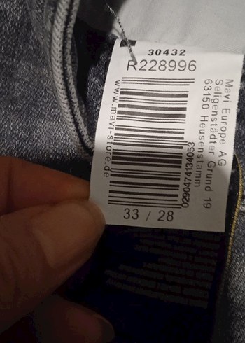 Gri Erkek Kot Pantolon - Görsel 4