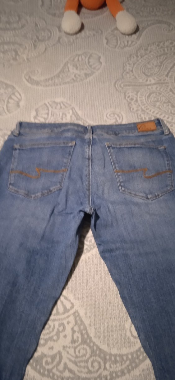 Mavi Baskılı Slim Fit Denim Midi Kot Pantolon - Görsel 3