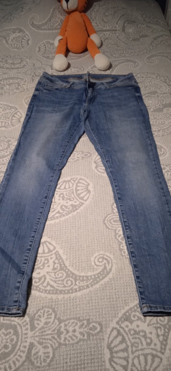 Mavi Baskılı Slim Fit Denim Midi Kot Pantolon - Görsel 2