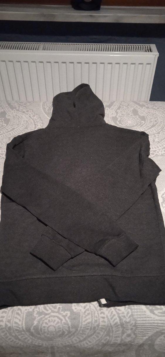 Erkek Çocuk Kapüşonlu Fermuarlı Gri Sweatshirt - Görsel 2