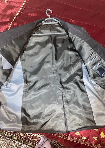 Gri Düğmeli Erkek Takım Ceketi - Görsel 5