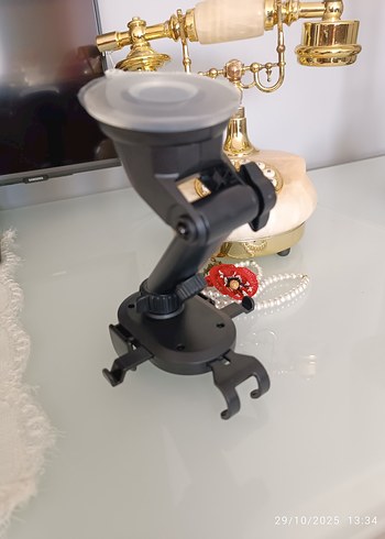 Ayarlanabilir Siyah Telefon Tutucu - Görsel 2