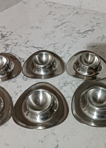 Paslanmaz Çelik Yumurta Tutucu Seti - Görsel 6