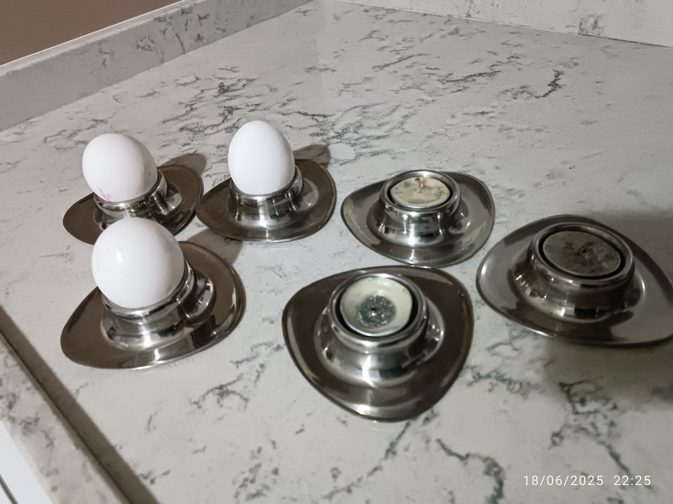 Paslanmaz Çelik Yumurta Tutucu Seti - Görsel 4