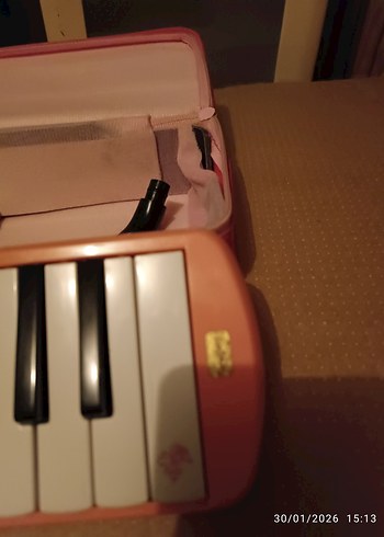 Pastel Pembe Melodika Müzik Aleti - Görsel 4