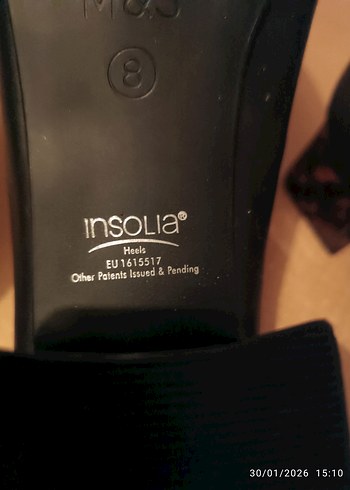 Siyah  Kadın Topuklu Ofis Ayakkabısı - Görsel 3