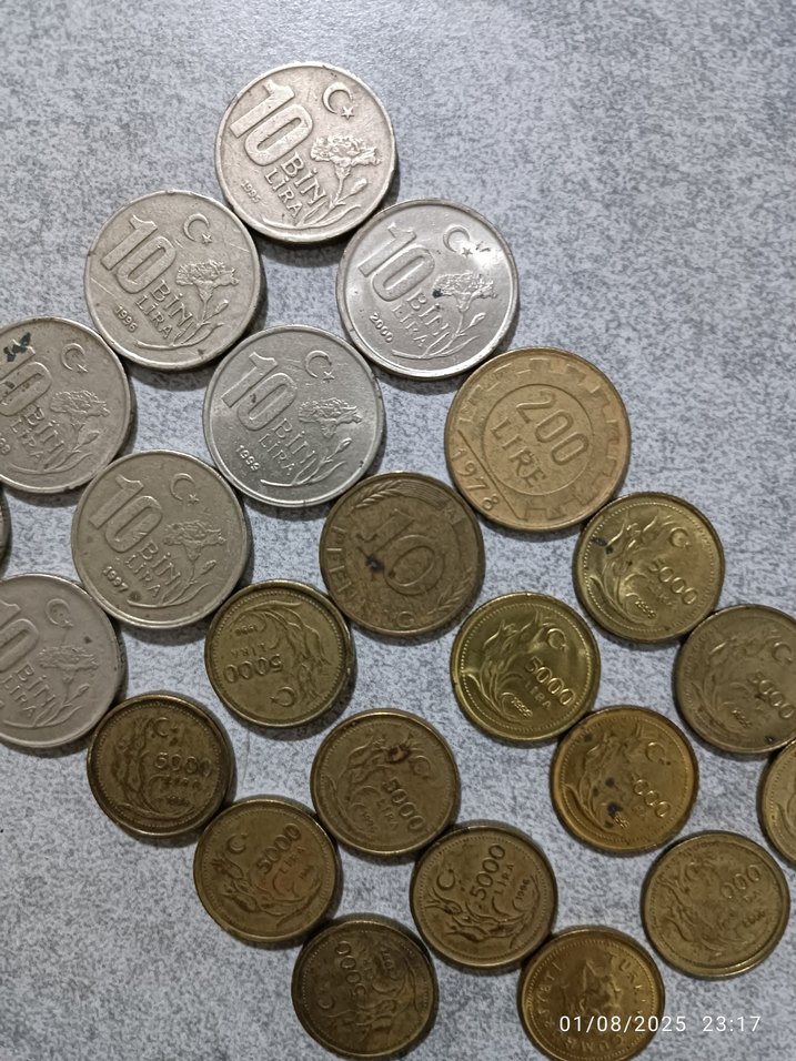 Vintage Erkek Rozetleri ve Paralar - Görsel 3