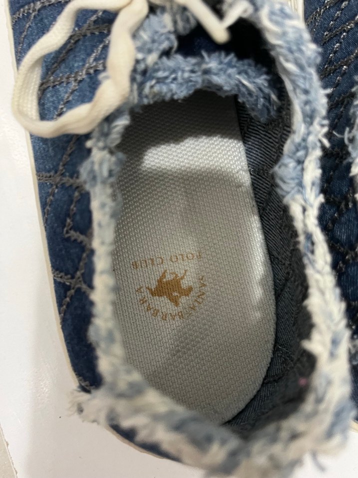 Kadın Mavi Denim Dolgu Topuklu Spor Ayakkabı - Görsel 3