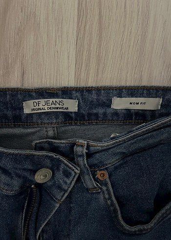 Lacivert Kadın Regular Fit Denim Jean - Görsel 2
