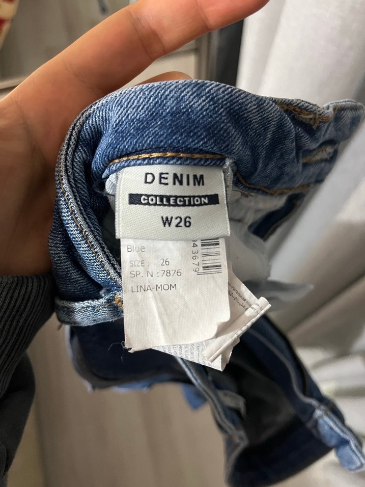 Lacivert Kadın Regular Fit Denim Jean - Görsel 3
