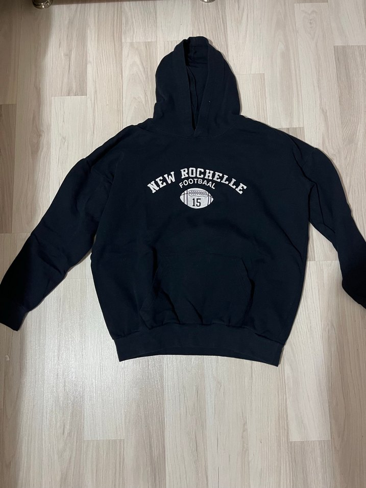 Lacivert Kapüşonlu Oversize Sweatshirt - Görsel 2
