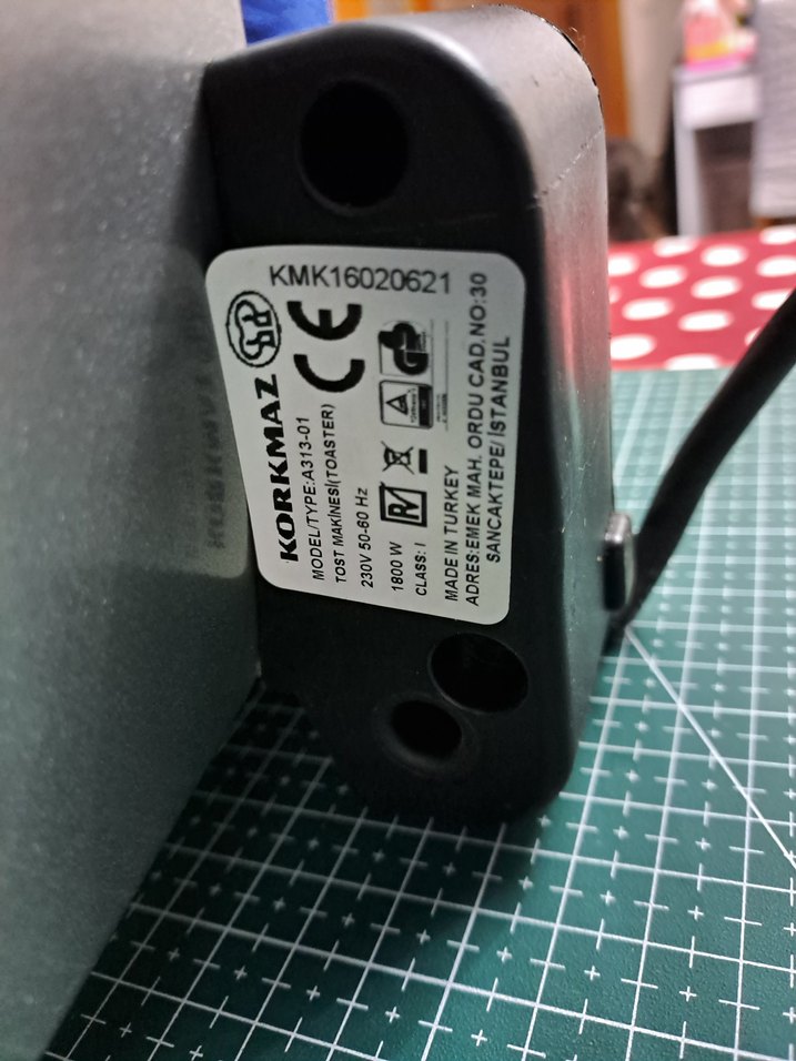 Korkmsz Gri Tost Makinesi ve Sandviç Yapıcı - Görsel 4