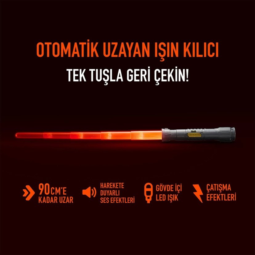 Power Saber Işın Kılıcı Kırmızı - Görsel 2