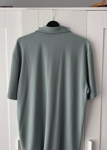 Yeşil Kısa Kollu Erkek Gömlek - Görsel 2