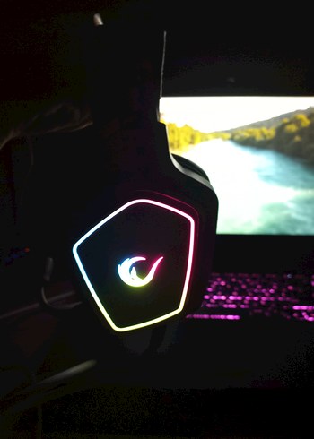 Rampage X-Ranger Beyaz RGB Işıklı Oyuncu Kulaklığı - Görsel 4