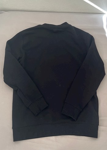 Siyah Baskılı Uzun Kollu Sweatshirt - Görsel 4