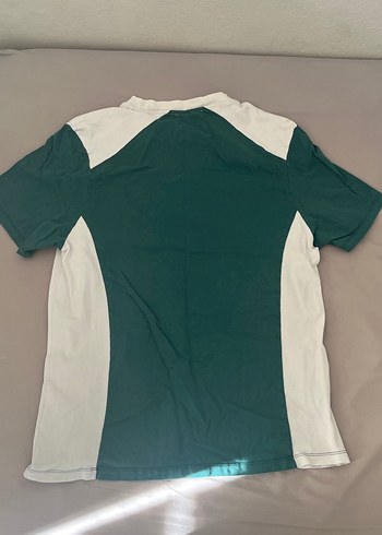 Yeşil Beyaz Kısa Kollu Erkek Spor Tişörtü - Görsel 2