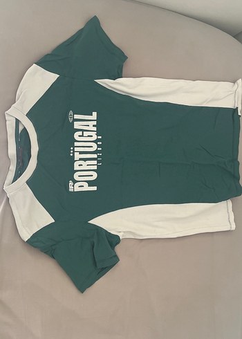 Yeşil Beyaz Kısa Kollu Erkek Spor Tişörtü - Görsel 3