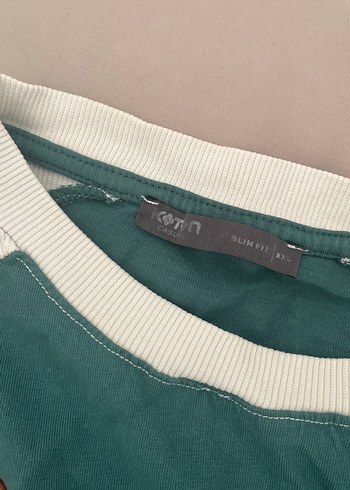 Yeşil Beyaz Kısa Kollu Erkek Spor Tişörtü - Görsel 4