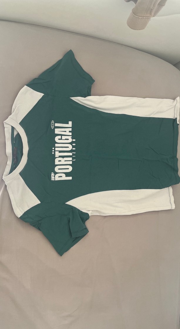 Yeşil Beyaz Kısa Kollu Erkek Spor Tişörtü - Görsel 3