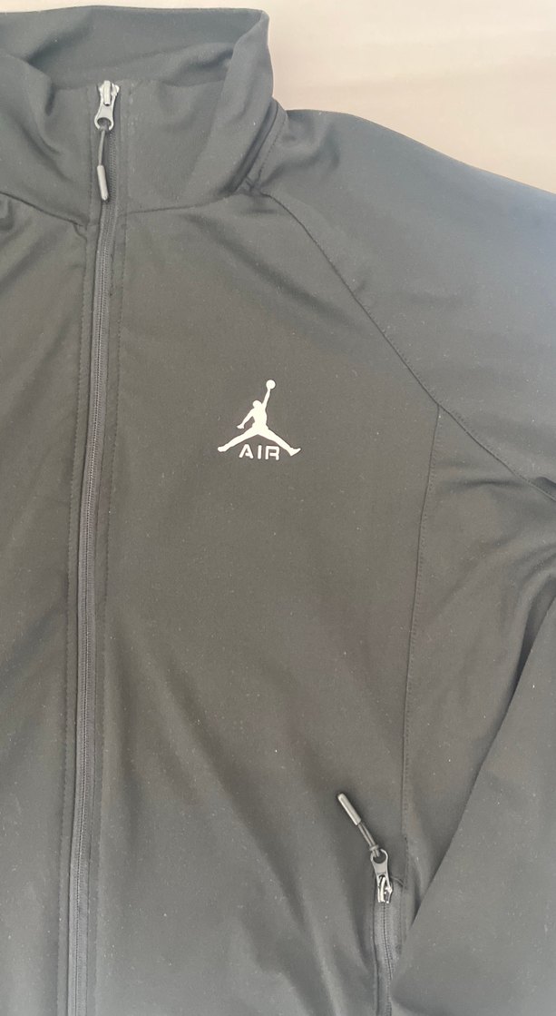 Erkek Siyah Fermuarlı Yakalı Nike Spor Sweatshirt - Görsel 2