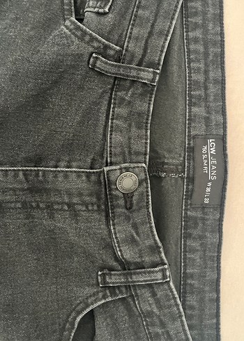 Erkek Siyah Regular Fit Denim Jean - Görsel 2