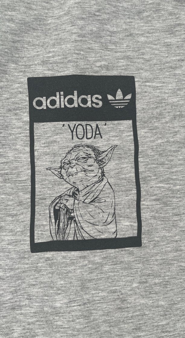 Gri Adidas Baskılı Erkek Tişört - Görsel 2