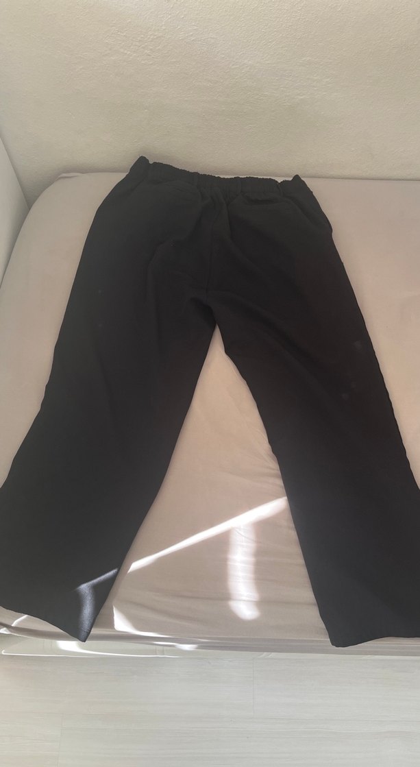 Flaw siyah kumaş pantolon - Görsel 3