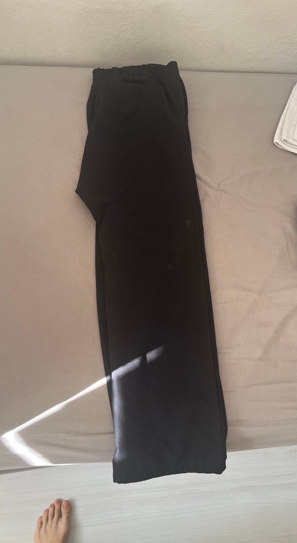 Flaw siyah kumaş pantolon - Görsel 2