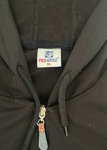 Erkek Siyah Fermuarlı Kapüşonlu Sweatshirt - Görsel 4