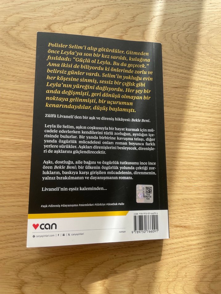 Bekle Beni - Livaneli Roman - Görsel 3