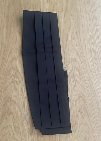 Erkek Siyah Düz Papyon ve Aksesuar Seti - Görsel 5