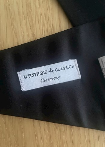 Erkek Siyah Düz Papyon ve Aksesuar Seti - Görsel 6