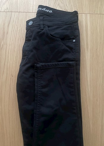 Erkek Siyah Denim Regular Fit Jean - Görsel 3