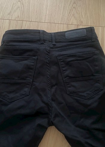 Erkek Siyah Denim Regular Fit Jean - Görsel 4