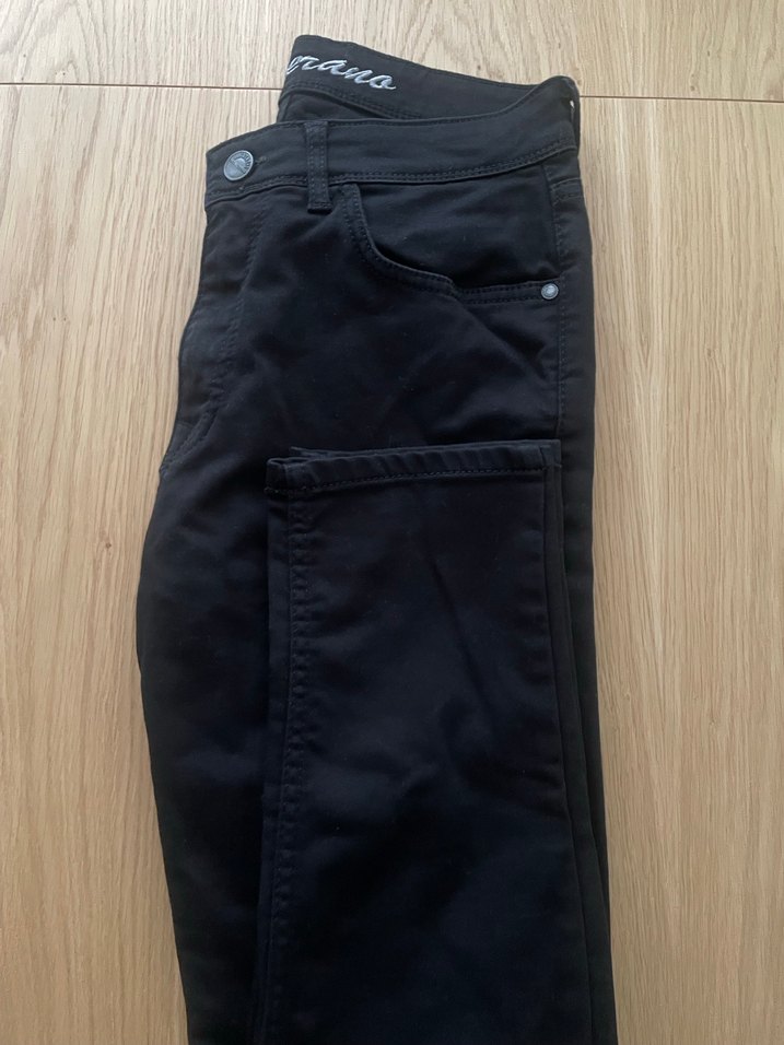 Erkek Siyah Denim Regular Fit Jean - Görsel 3