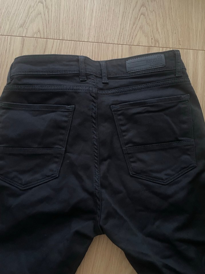 Erkek Siyah Denim Regular Fit Jean - Görsel 4