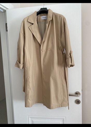 Bej Trençkot - Görsel 5