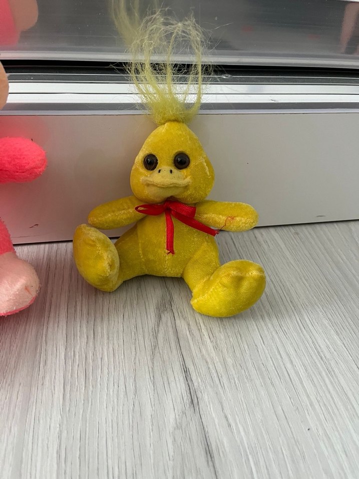 Renkli Pembe Peluş Oyuncak Maymun - Görsel 2