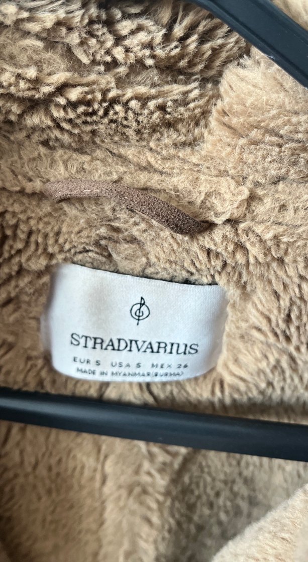 Kahverengi Süet Kürklü Kadın Ceket - Görsel 3